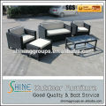 Outdoor hotel patio furniture in rattan/wicker sofa set